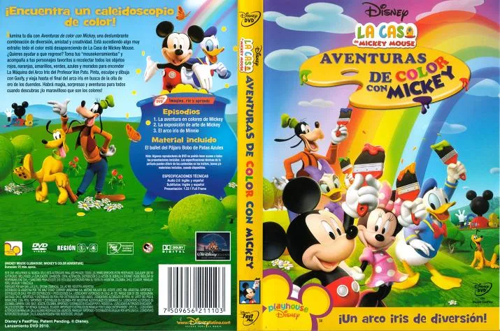 MUNDO DVD: LA CASA DE MICKEY MOUSE AVENTURAS DE COLOR CON MICKEY