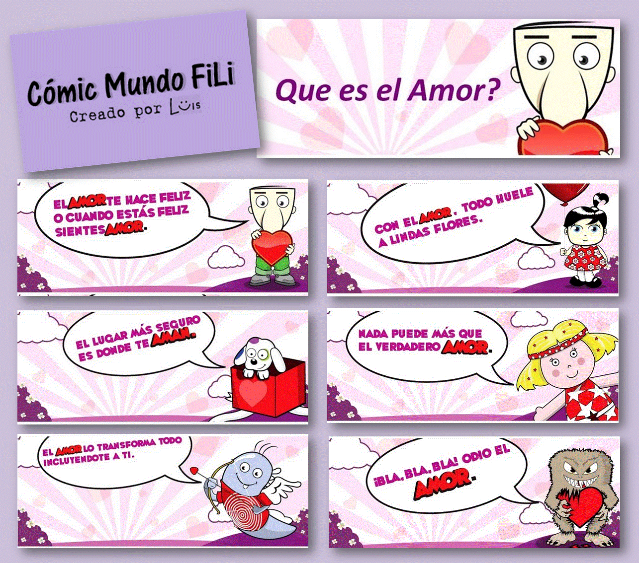 Mundo FiLi: Cómic Mundo FiLi (Que es el Amor?)