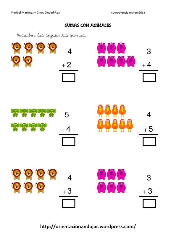 El mundo de las matemáticas para los más pequeños: Las sumas