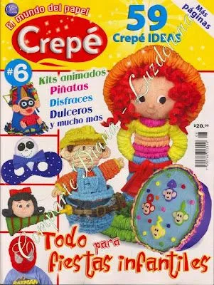 El Mundo del papel crepe | Manualidades