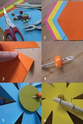 mundo-peque: Como hacer flores de papel