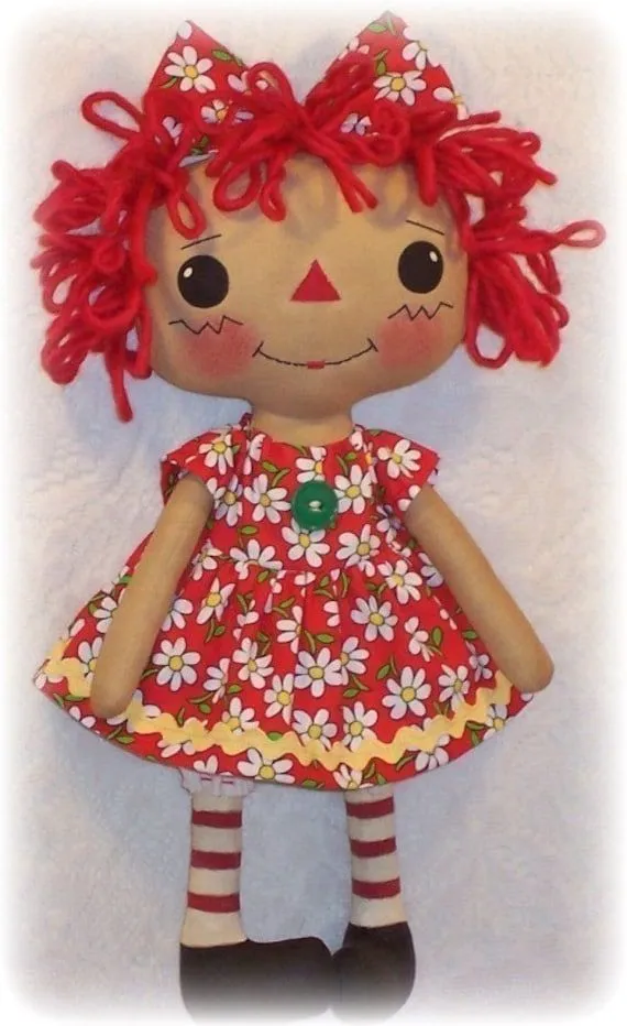 Muñeca muñeca de trapo Rag Doll patrón patrón PDF por OhSewDollin