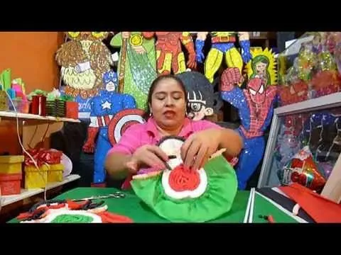 MUÑECA DE PAPEL CREPE CORRUGADO PARA 15 DE SEPTIEMBRE - YouTube