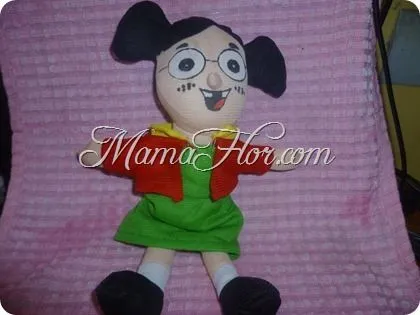Como hacer la Muñeca de "La Chilindrina" - Manualidades MamaFlor
