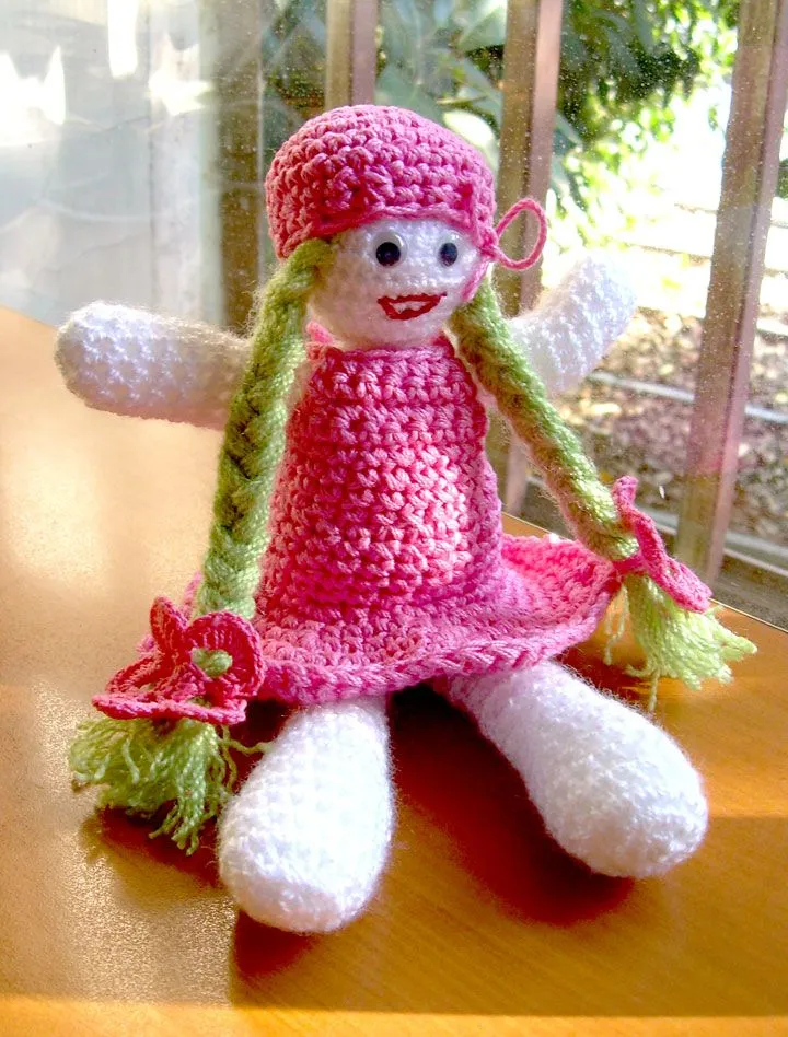 Muñeca tejida a crochet | Tejedorita