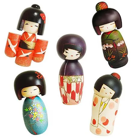 Muñecas japonesas para colorear - Imagui