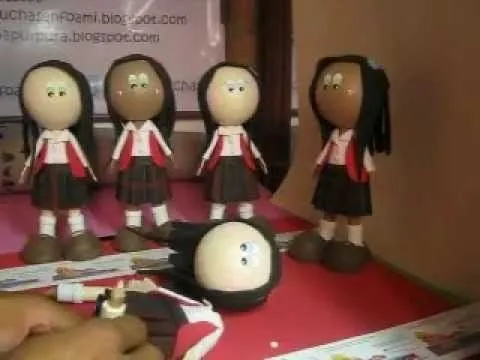 Como Hacer Muñecas Mofuchas Estudiantes high school ARTFOAMICOL ...