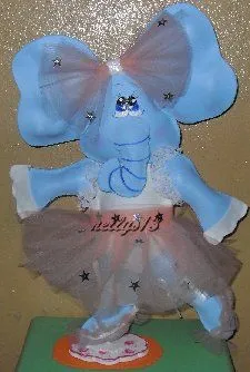 Las muñecas de Nellys...magia y encanto en foami.: Elefante bailarina