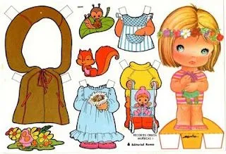 MUÑECAS DE PAPEL GRATIS: MUÑECAS DE PAPEL. AGRANDAR, IMPRIMIR Y ...