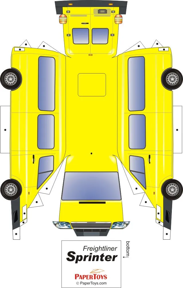 Muñecas para recortar: Coches para recortar y montar