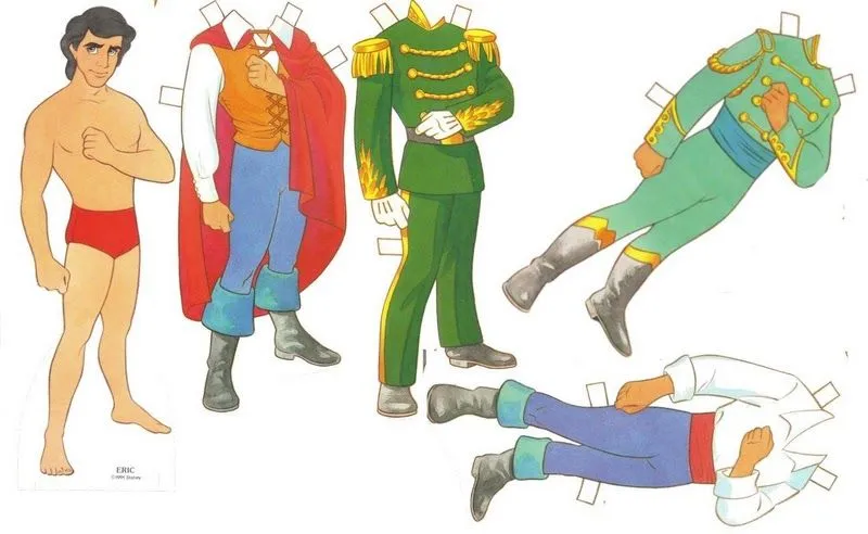 Muñecas para recortar y vestir - Imagui