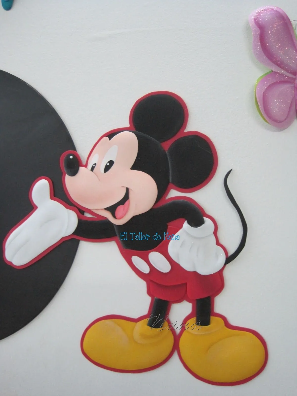 Como hacer Mickey Mouse en foami - Imagui