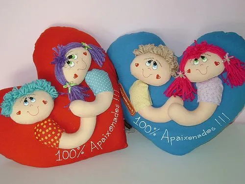 Muñecos en foami por San Valentín - Imagui