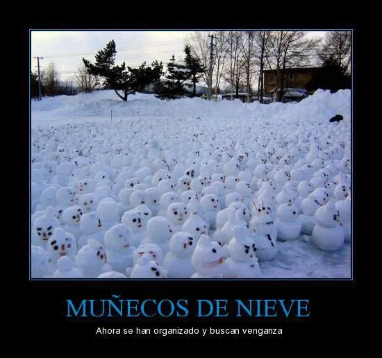 Muñecos De Nieve | Imagenes Chistosas Para Reir y Reir...!