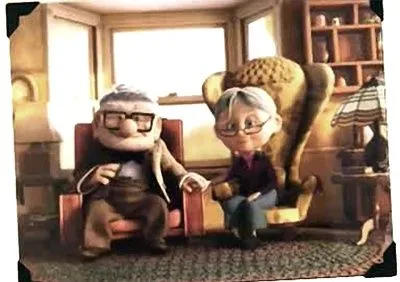 Viejitos de la película up - Imagui