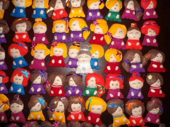 Muñequitas de Fieltro para despedida de soltera