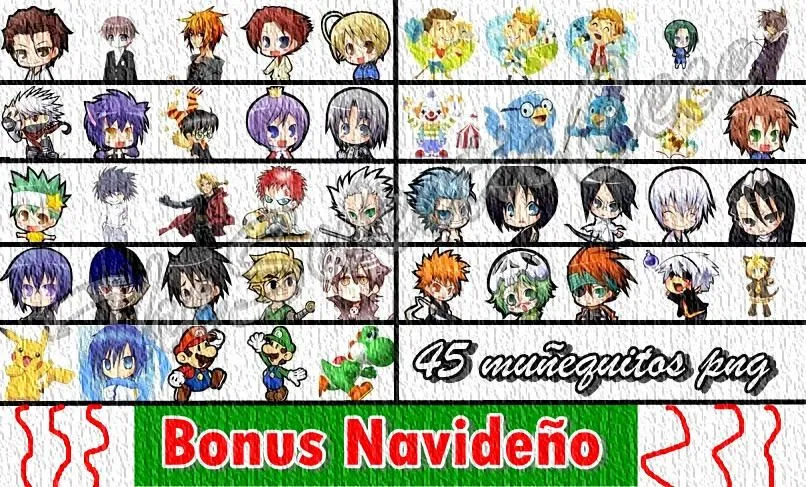 Munequitos Png + Bonus Navideno By TheSweetieCece by ...