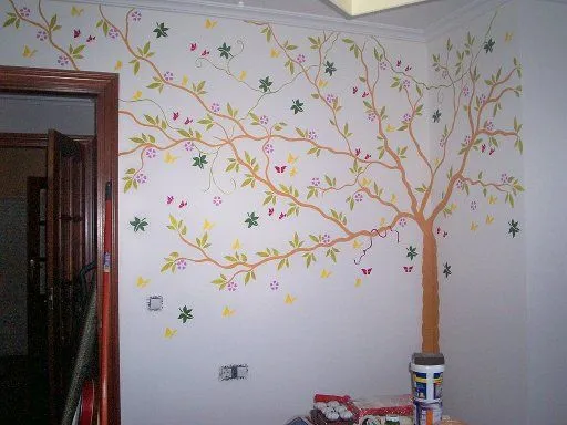 Mural arbol | Decorar tu casa es facilisimo.com