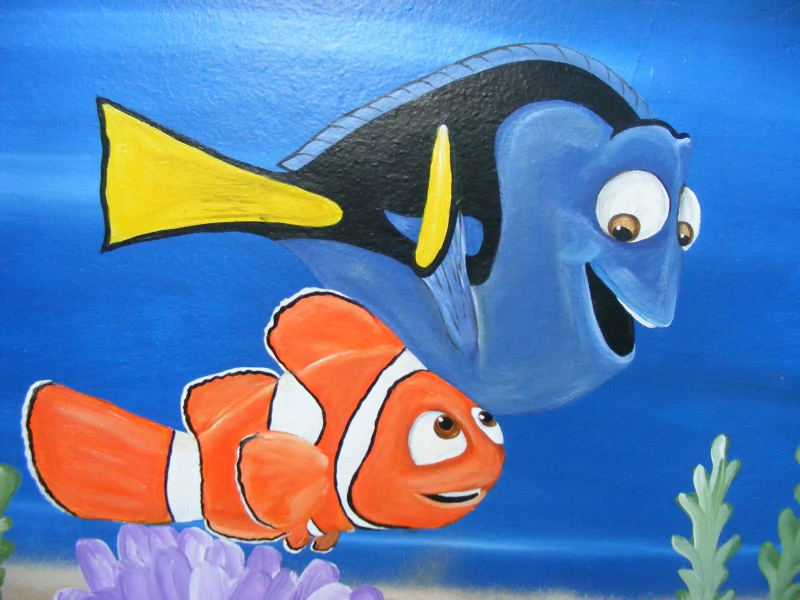 MURALES INFANTILES: La Alberquita Nemo y su amigos