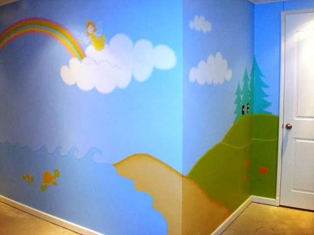 Murales Infantiles y Decorativos: Paisajes infantiles