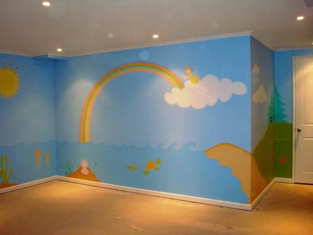 Murales Infantiles y Decorativos: Paisajes infantiles