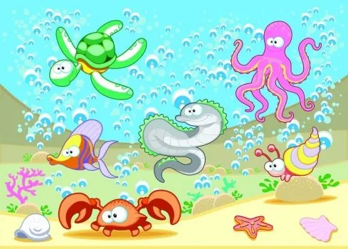 Murales infantiles del mar - Imagui