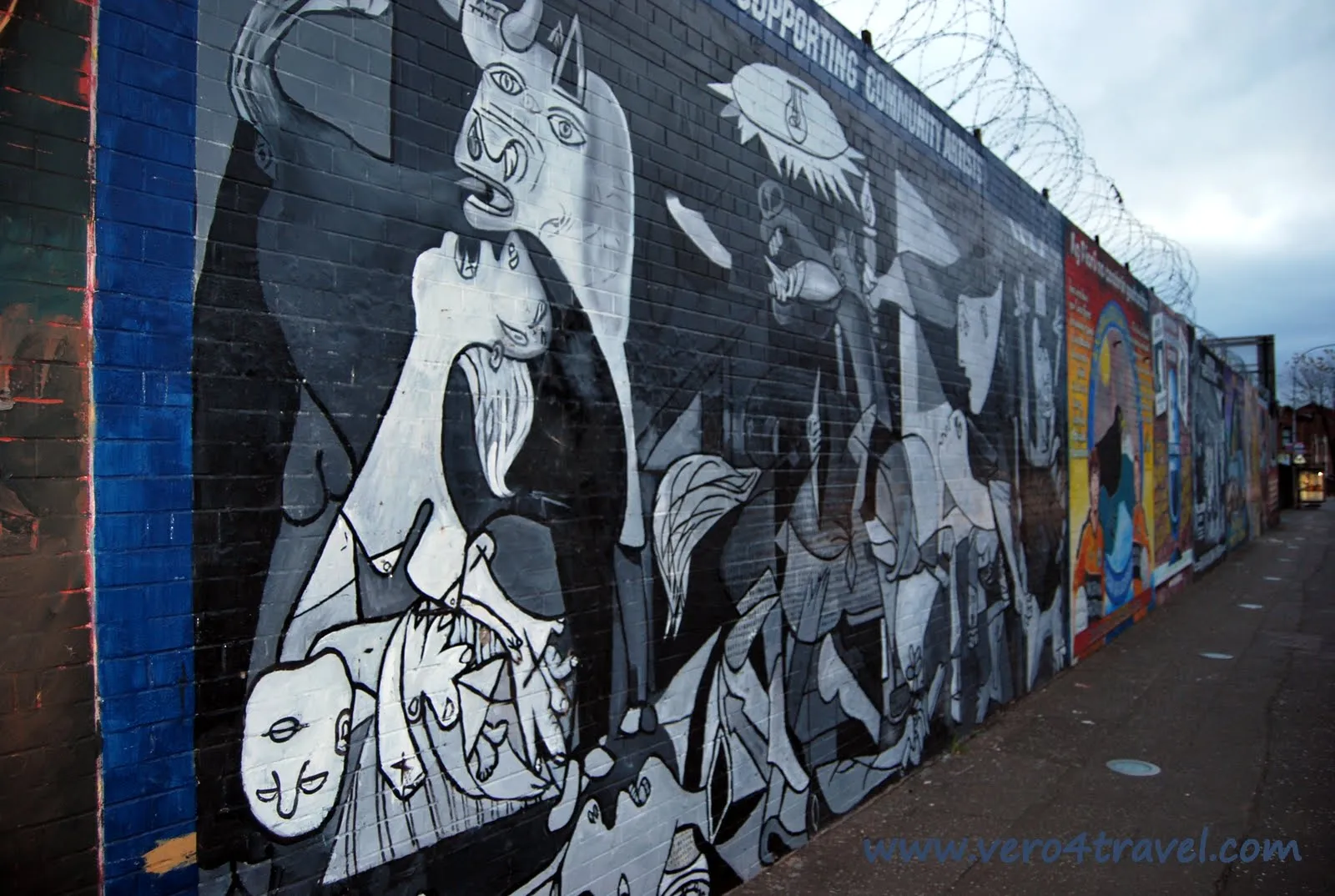 Murales del Oeste Belfast, Falls road. ~ vero 4 travel