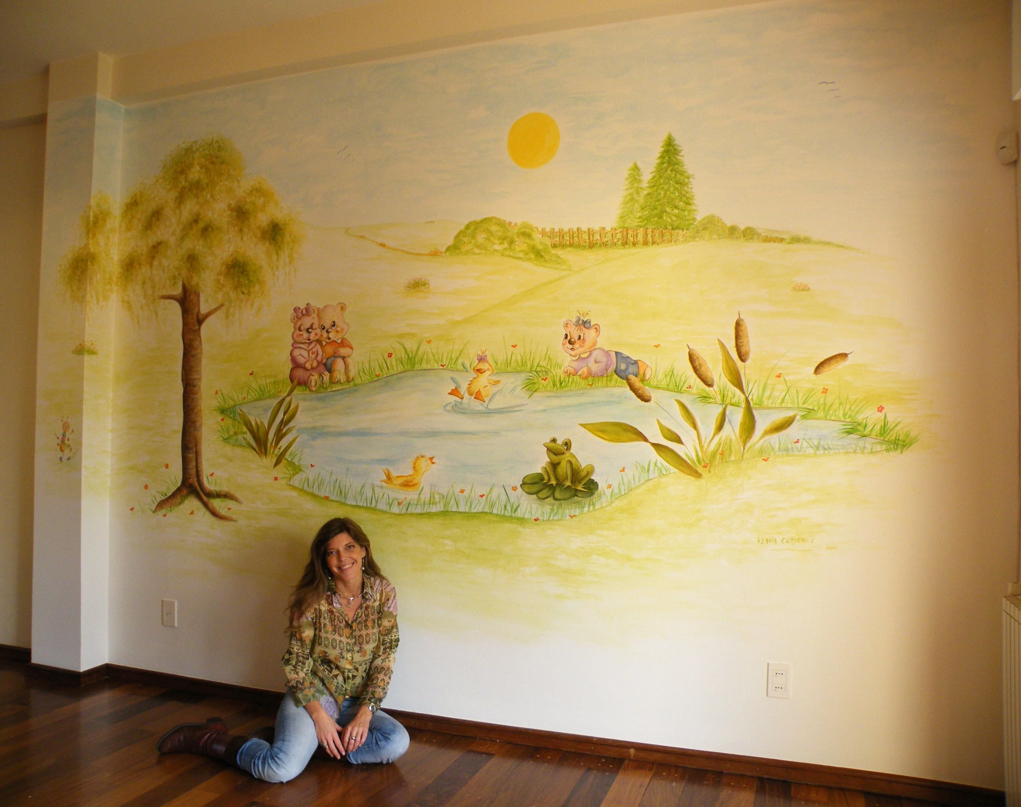 Murales sobre pared l Wallpaintings | Historia