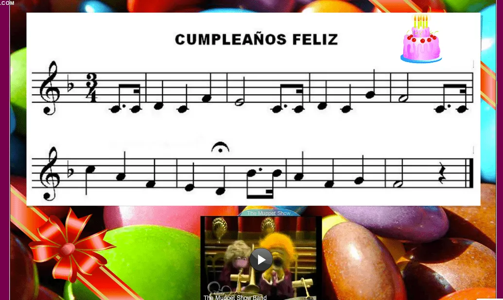 Más Música, Por Favor!: Cumpleaños Feliz