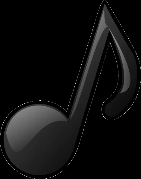 Musical Note clip art - vector clip art online, royalty free ...