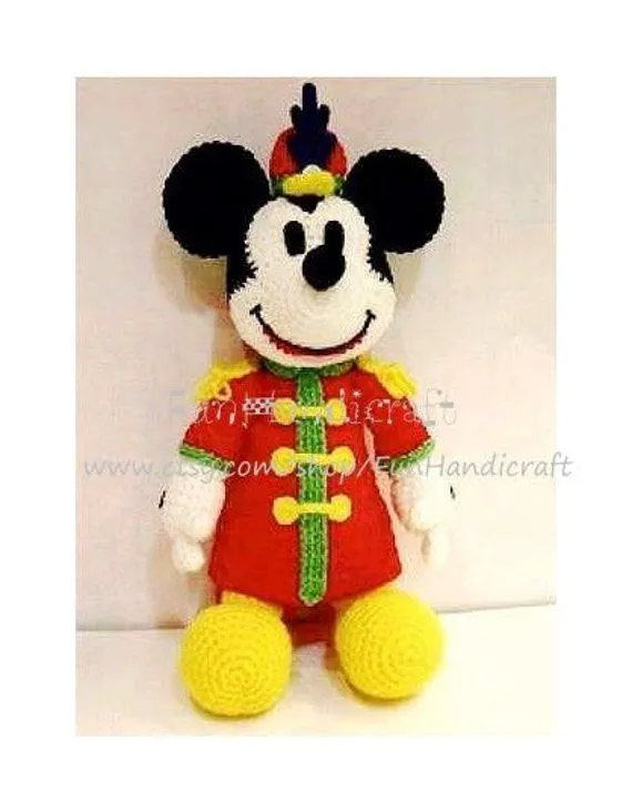 Musician Disney Mickey Mouse Band Amigurumi by FunHandicraft