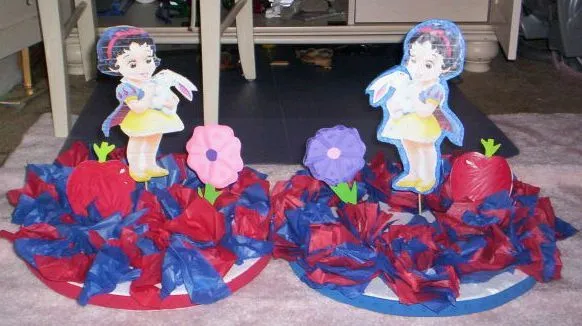 MuyAmeno.com: Centros de Mesa y Piñatas de Princesas Bebes