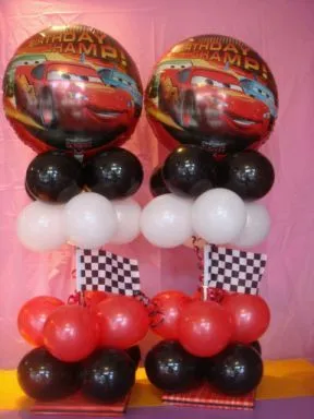 MuyAmeno.com: Fiestas Infantiles, Decoración Cars, Centros de Mesa