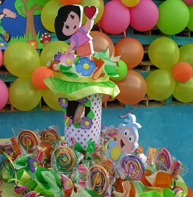 MuyAmeno.com: Fiestas Infantiles, Decoración Dora la Exploradora ...