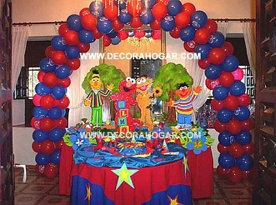 MuyAmeno.com: Fiestas Infantiles, Decoración Elmo