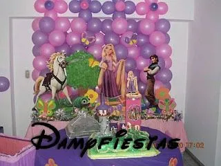 MuyAmeno.com: Fiestas Infantiles, Decoración Enredados, Rapunzel