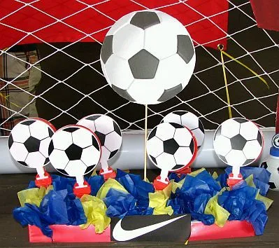 MuyAmeno.com: Fiestas Infantiles, Decoración Fútbol, Centros de Mesa