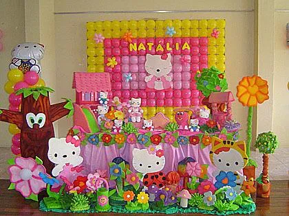 MuyAmeno.com: Fiestas Infantiles, Decoración Hello Kitty