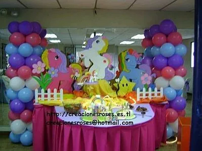 MuyAmeno.com: Fiestas Infantiles, Decoración Little Pony