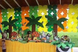 MuyAmeno.com: Fiestas Infantiles, Decoración Madagascar