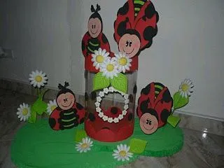 MuyAmeno.com: Fiestas Infantiles, Decoración Mariquita, Centros de ...