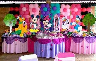 MuyAmeno.com: Fiestas Infantiles, Decoración Minnie Mouse
