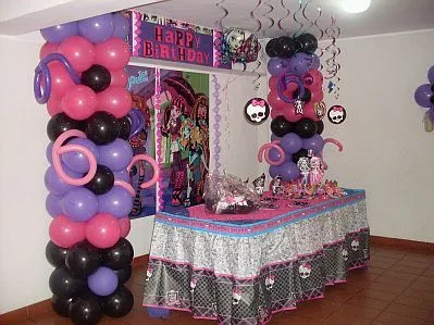 MuyAmeno.com: Fiestas Infantiles, Decoración Monster High