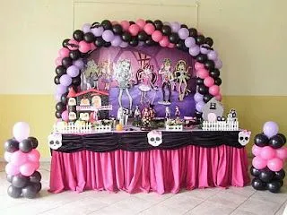 MuyAmeno.com: Fiestas Infantiles, Decoración Monster High