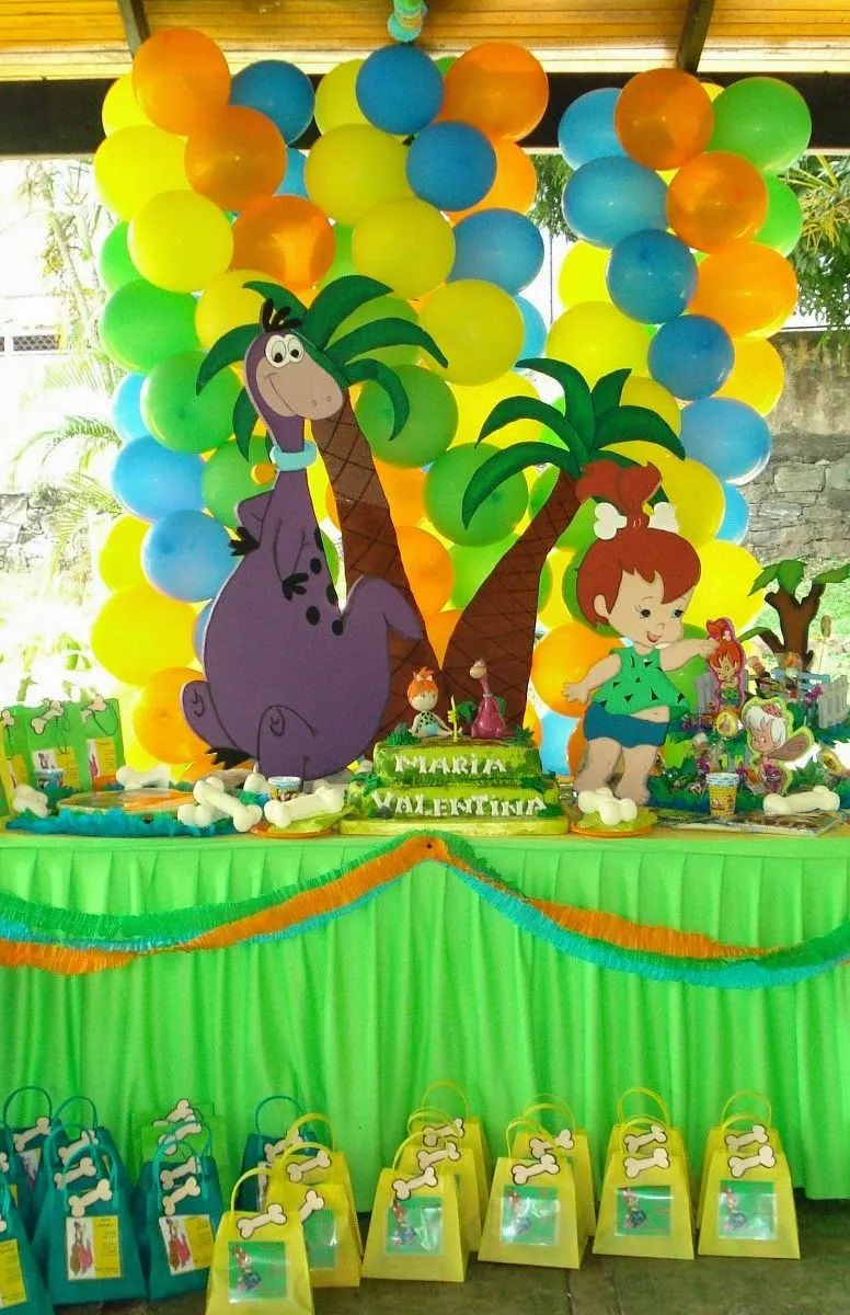 MuyAmeno.com: Fiestas Infantiles Decoradas con los Picapiedras ...