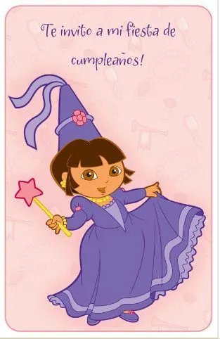 MuyAmeno.com: Tarjetas e Invitaciones de Dora la Exploradora para ...