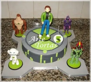 MuyAmeno.com: Tortas de Ben 10 para Fiestas Infantiles