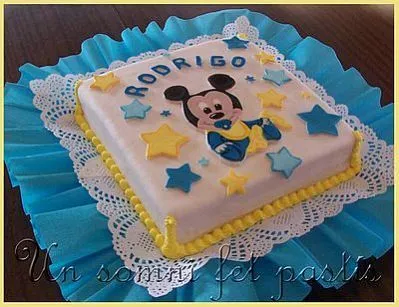 MuyAmeno.com: Tortas de Mickey Mouse Bebé para Fiestas Infantiles