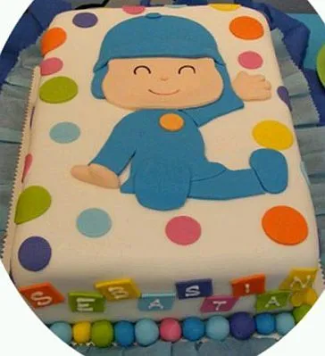 MuyAmeno.com: Tortas de Pocoyo para Fiestas Infantiles