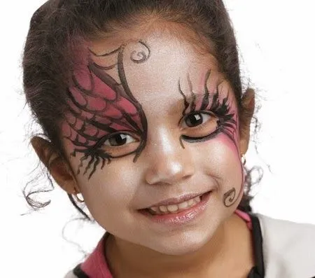 MuyVariado.com: Caras Pintadas para Niñas, Diseño Draculina